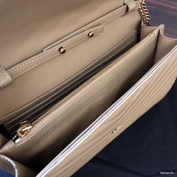 CHAIN MATELASSÉ YSL WALLET CASSANDRE 0809